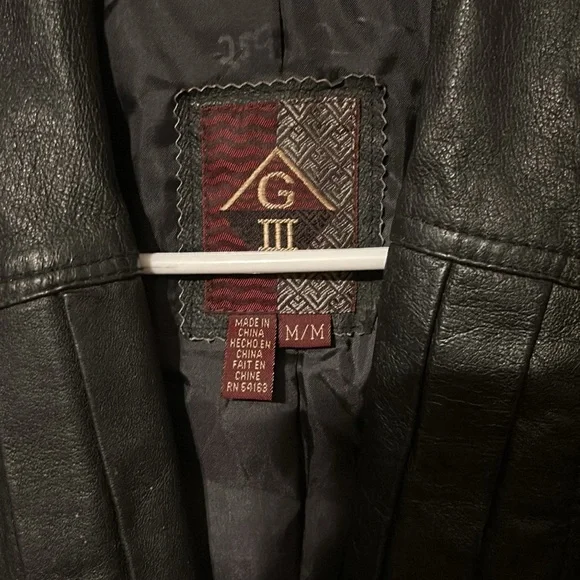 Men’s leather trench coat - Picture 2 of 12